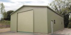 30x40x12 Motor Home Garage Colony Green